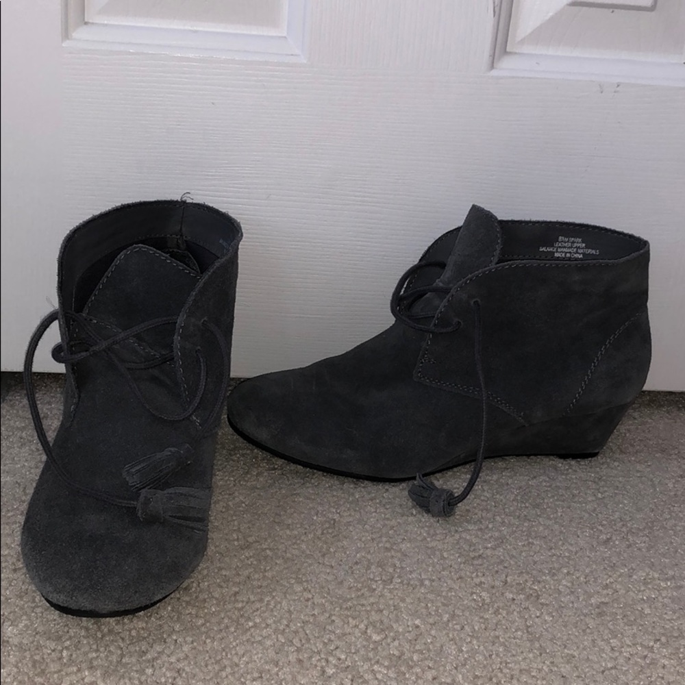 Dark Gray Booties